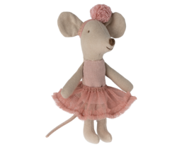 Maileg Ballerina mouse, Little sister - Rose