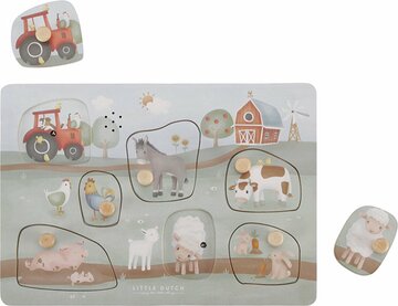 Little dutch geluiden puzzel boerderij